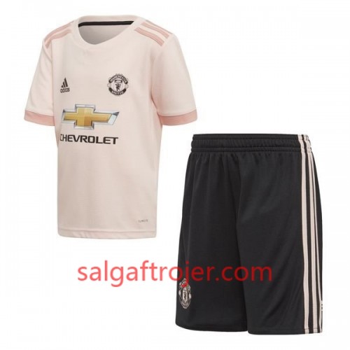 Manchester United Fodboldtrøjer Børn Udebanesæt 2018/19 Kort ærmer Manchester United Fodboldtrøjer Børn Udebanesæt 2018/19 Kort ærmer